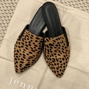 Jenni Kanye Cheetah Pony Hair Mule